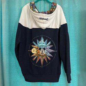 Disneyland Resort Embroidered Zip Up Jacket Size 2XL